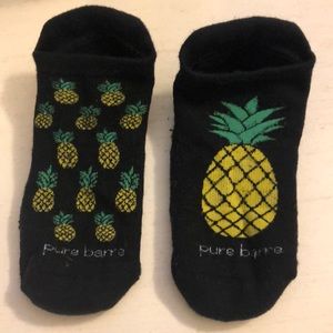 Pure barre pineapple sticky socks